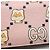 Gucci Portafoglio in pelle rosa con stampa animalier - vista 6