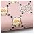 Gucci Portafoglio in pelle rosa con stampa animalier - vista 7