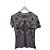 Philipp Plein Kurzärmeliges T-Shirt mit Kreuzperlen-Print in Charcoal Braun
