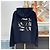Hermès Felpa con cappuccio e zip Ex Libris Silk Patch Navy Blu - vista 4