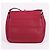Fendi Borsa a tracolla quadrata con logo dorato bordeaux Rosso - vista 6