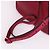 Fendi Borsa a tracolla quadrata con logo dorato bordeaux Rosso - vista 7