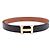 Hermès Reversible Leather Strap Belt with Buckle Black - view 6