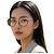 Moncler Luxus-Brillengestell Rund Leichtes Metall Grau Schildpatt Windsor Rim Mehrfarben