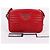 Prada Borsa a Spalla Diagram Red Silver Chain Rosso - vista 11