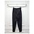 Louis Vuitton Pantaloni Jogger con Cerniera Laterale e Bottoni Oro Nero - vista 3
