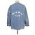 Miu Miu Chaqueta vaquera con logo de algodón Azul