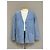 Miu Miu Chaqueta vaquera con logo de algodón Azul - vista 2