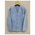 Miu Miu Chaqueta vaquera con logo de algodón Azul - vista 3