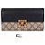 Padlock Gucci Catena per borsa portafoglio lunga con lucchetto GG dorato Nero