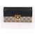 Padlock Gucci Catena per borsa portafoglio lunga con lucchetto GG dorato Nero - vista 2