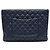 Chanel Clutch Caviar Large Nero - vista 3