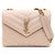 Saint Laurent Borsa Lulu Monogram Envelope Satchel con catena a tracolla e crossbody Marrone