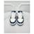 Louis Vuitton Trainer in denim blu monogram Argento - vista 2