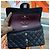 Chanel Borsa Classic Small Flap Bag Caviar Nero Argento - vista 12