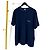 Dior Terry-Baumwoll-T-Shirt mit kurzen Ärmeln Navy Blau - Ansicht 2
