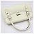 Salvatore Ferragamo Borsa Tote Saffiano Silver Gancini Bianco - vista 3