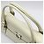 Salvatore Ferragamo Borsa Tote Saffiano Silver Gancini Bianco - vista 7