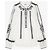 Zadig & Voltaire Blusa KOZAK de algodón bordado oversize Multicolor - vista 2