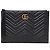 Gucci Clutch GG Marmont matelassé nera Nero