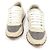 Brunello Cucinelli Weiße Wildleder-Techno-Stoff Damen-Sneaker