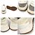 Brunello Cucinelli Weiße Wildleder-Techno-Stoff Damen-Sneaker - Ansicht 6
