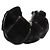 Valentino Borsa a Spalla Black Grama Mink Croissant Nero - vista 2