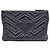 Gucci Clutch Black Matelassé Chevron GG Marmont Preto - vista 5