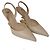 Fendi Décolleté slingback in pelle beige da donna Marrone