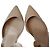 Fendi Décolleté slingback in pelle beige da donna Marrone - vista 3