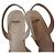 Fendi Décolleté slingback in pelle beige da donna Marrone - vista 5