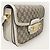 Gucci Borsa a tracolla GG Supreme in pelle bianca con morsetto Bianco - vista 4