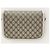 Gucci Borsa a tracolla GG Supreme in pelle bianca con morsetto Bianco - vista 6