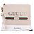 Gucci Clutch con tracolla media e logo firma Bianco