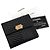 Chanel Caviar Chevron Boy Wallet Schwarz
