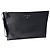Prada Clutch Saffiano Triangle Logo Black Nero