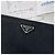 Prada Clutch Saffiano Triangle Logo Black Nero - vista 5