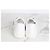 Prada Baskets en gabardine de nylon avec logo triangle Blanc - vue 5
