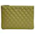 Chanel Classic Clutch Olive Medium Caviar Gold Grün  - Ansicht 1