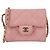 Chanel Classic Caviar Mini WOC Chain Kartenetui Rot