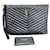 Saint Laurent Clutch Monogram New Medium Nero  - vista 1