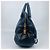 Borsa Tote in pelle nera con Gancini argento Salvatore Ferragamo - vista 3