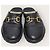 Gucci Mocassini in pelle con mors GG nero - vista 6