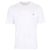 Brunello Cucinelli T-Shirt mit kurzen Ärmeln und gesticktem Logo Weiß - Ansicht 2