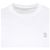 Brunello Cucinelli T-Shirt mit kurzen Ärmeln und gesticktem Logo Weiß - Ansicht 4