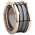 Bulgari Pink Gold Ceramic Ring Size - view 3