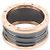 Bulgari Pink Gold Ceramic Ring Size - view 5