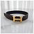 Hermès Reversible Leather Belt with Buckle Black Chocolate Gold Matte Golden - view 6
