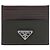 Prada Re-Nylon Leather Card Wallet Green