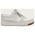 Prada Baskets triangle en daim blanc - vue 2